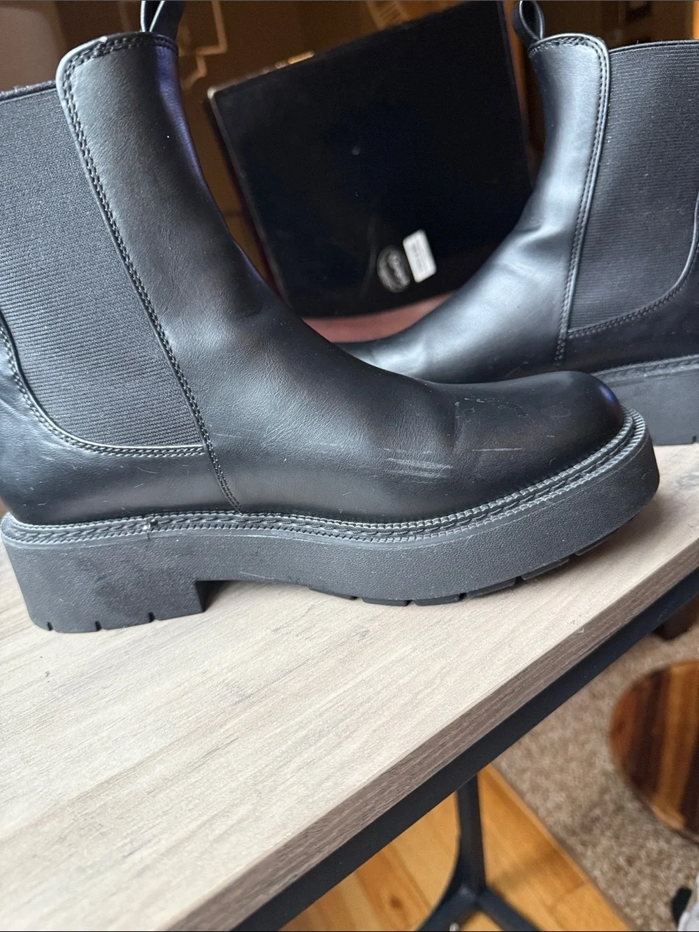 Target Black womens  Chukka Platform Boots